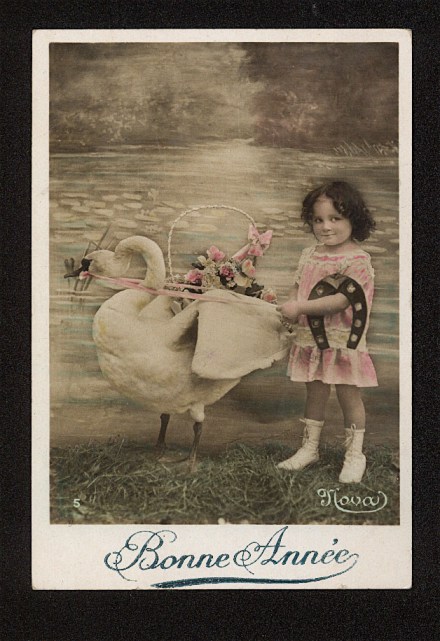 Girl and goose