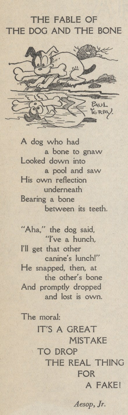 aesop fable stationary one